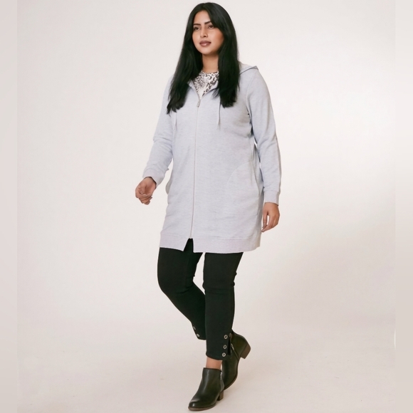 DG2 by Diane Gilman Jackets & Blazers - DG2 by Diane Gilman Gray Varsity Jacket